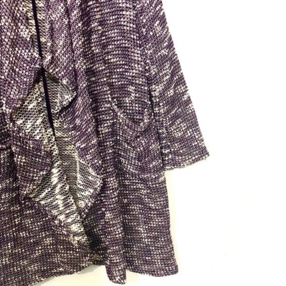 Fabletics Moscow Purple Long Wrap Cardigan - Picture 5 of 7